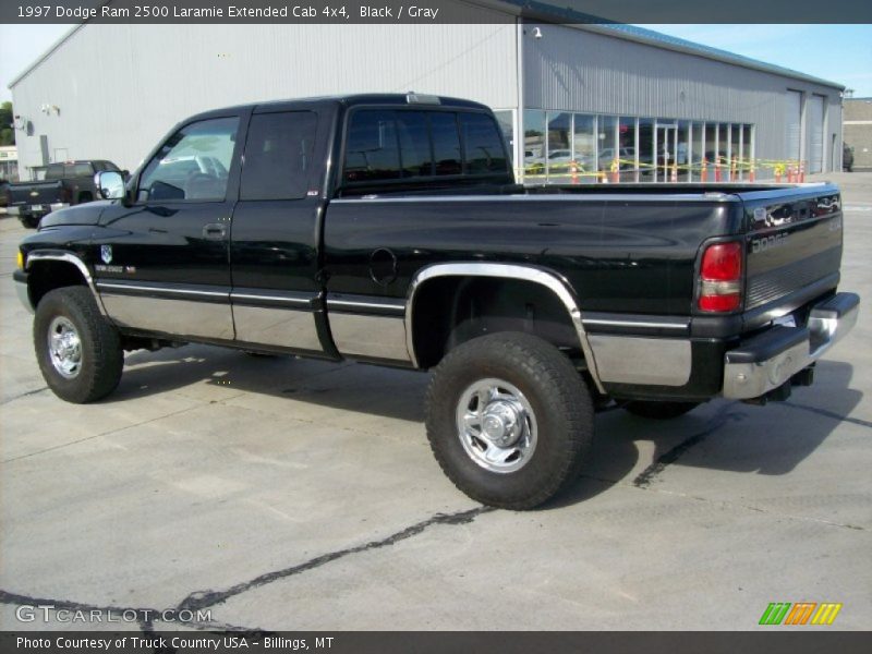 Black / Gray 1997 Dodge Ram 2500 Laramie Extended Cab 4x4