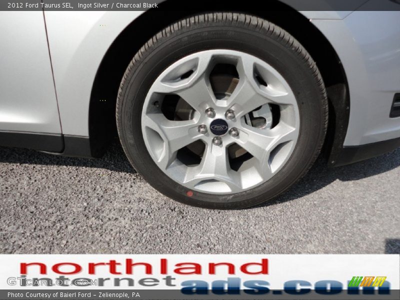 Ingot Silver / Charcoal Black 2012 Ford Taurus SEL