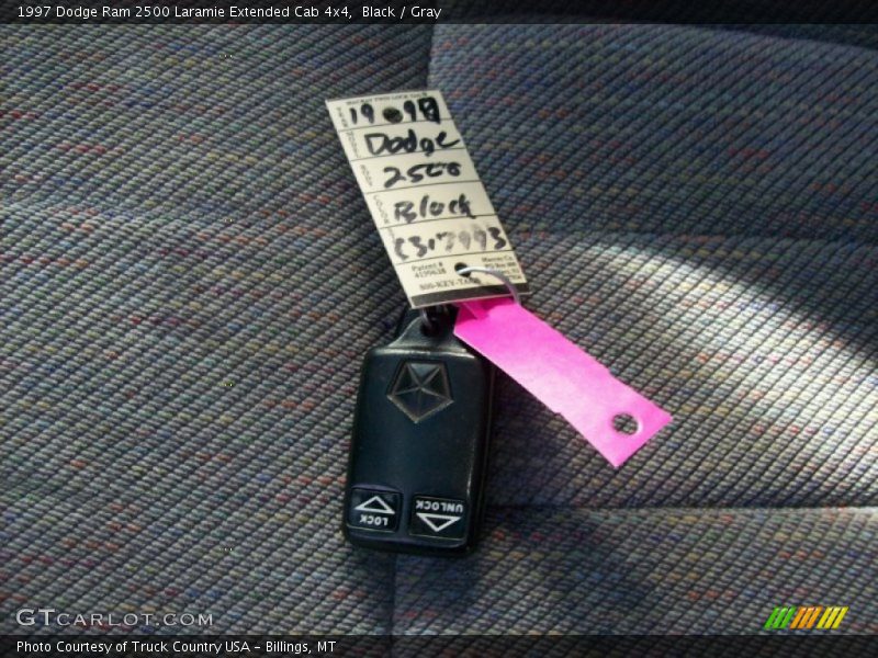 Keys of 1997 Ram 2500 Laramie Extended Cab 4x4