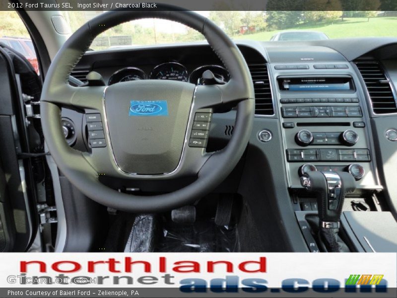 Ingot Silver / Charcoal Black 2012 Ford Taurus SEL