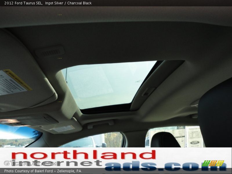 Ingot Silver / Charcoal Black 2012 Ford Taurus SEL