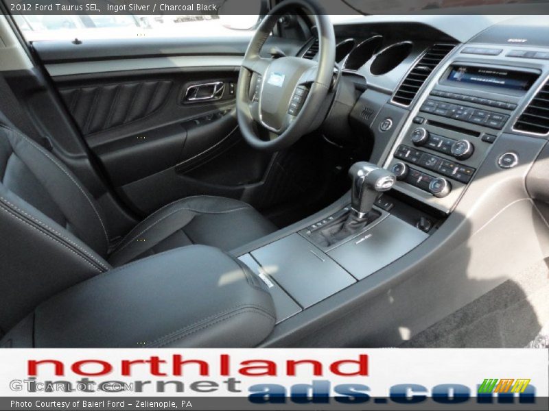 Ingot Silver / Charcoal Black 2012 Ford Taurus SEL