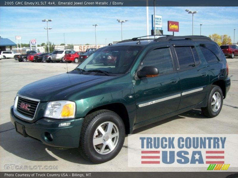 Emerald Jewel Green Metallic / Ebony 2005 GMC Envoy XL SLT 4x4