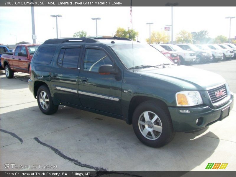 Emerald Jewel Green Metallic / Ebony 2005 GMC Envoy XL SLT 4x4