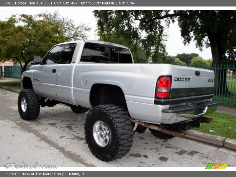 Bright Silver Metallic / Mist Gray 2001 Dodge Ram 1500 SLT Club Cab 4x4