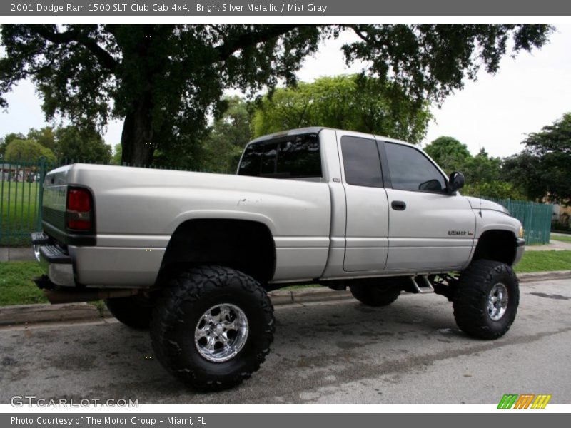 Bright Silver Metallic / Mist Gray 2001 Dodge Ram 1500 SLT Club Cab 4x4