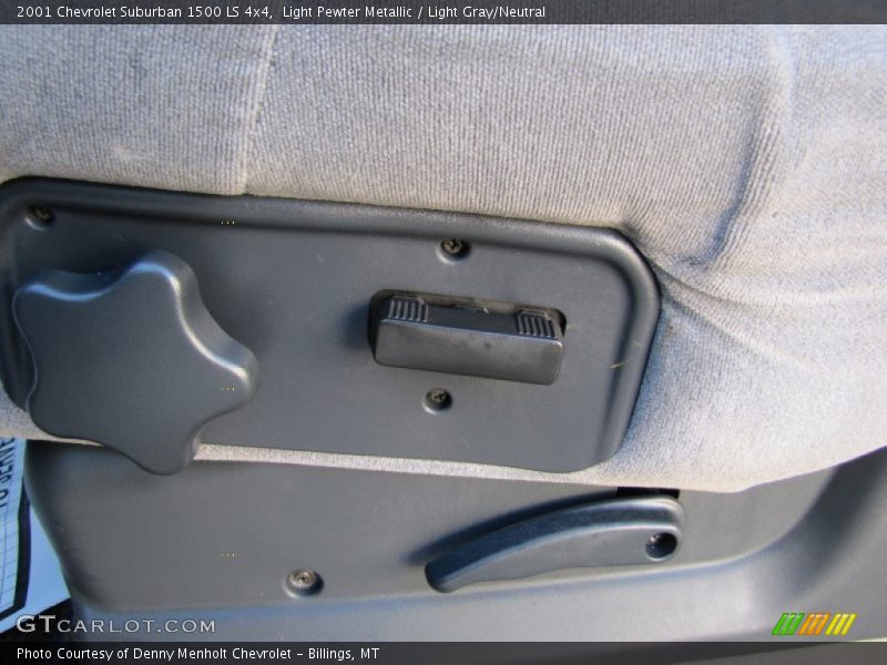 Light Pewter Metallic / Light Gray/Neutral 2001 Chevrolet Suburban 1500 LS 4x4