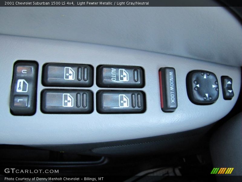 Light Pewter Metallic / Light Gray/Neutral 2001 Chevrolet Suburban 1500 LS 4x4