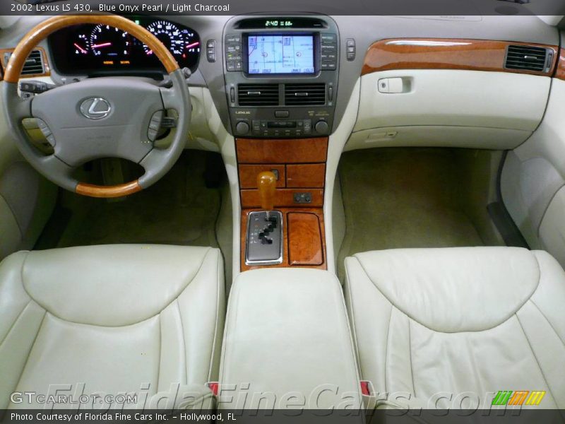 Blue Onyx Pearl / Light Charcoal 2002 Lexus LS 430