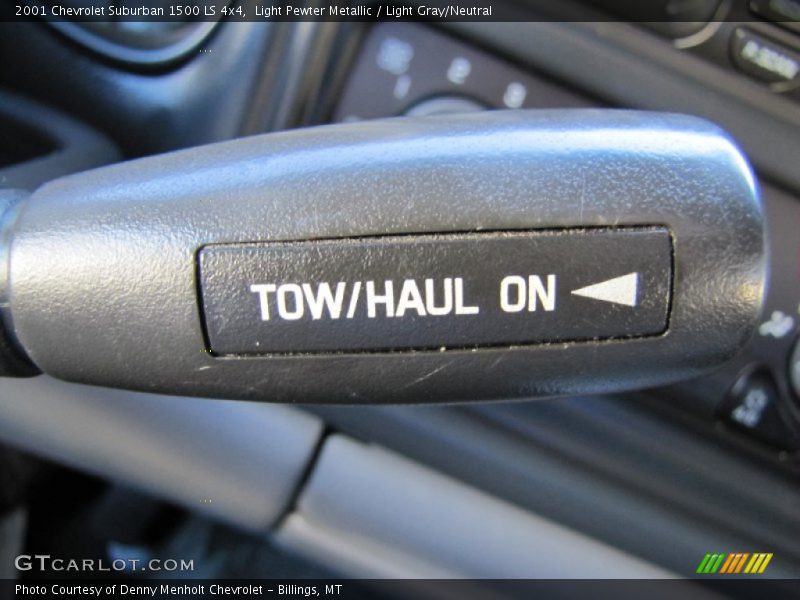 Light Pewter Metallic / Light Gray/Neutral 2001 Chevrolet Suburban 1500 LS 4x4