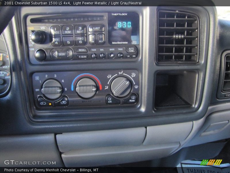 Light Pewter Metallic / Light Gray/Neutral 2001 Chevrolet Suburban 1500 LS 4x4
