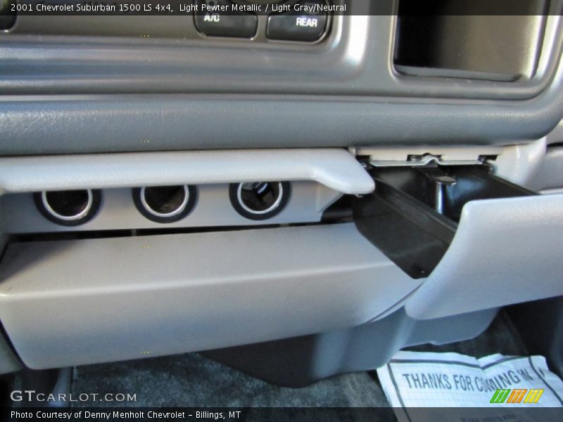 Light Pewter Metallic / Light Gray/Neutral 2001 Chevrolet Suburban 1500 LS 4x4