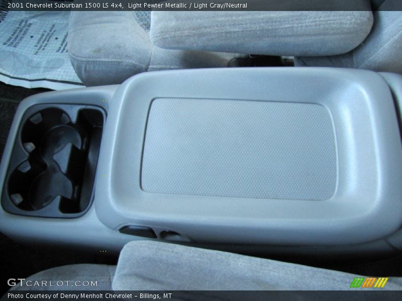 Light Pewter Metallic / Light Gray/Neutral 2001 Chevrolet Suburban 1500 LS 4x4