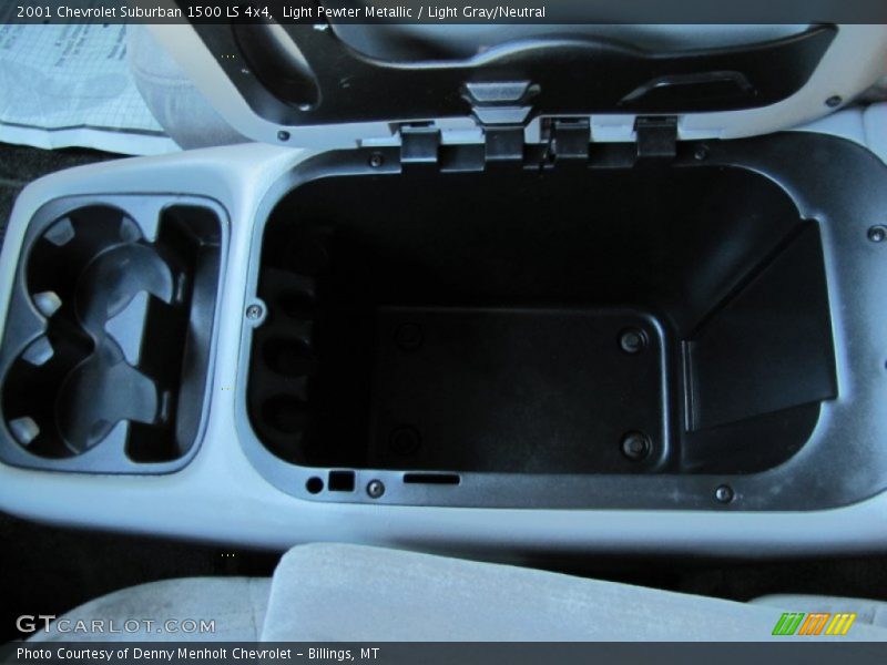 Light Pewter Metallic / Light Gray/Neutral 2001 Chevrolet Suburban 1500 LS 4x4