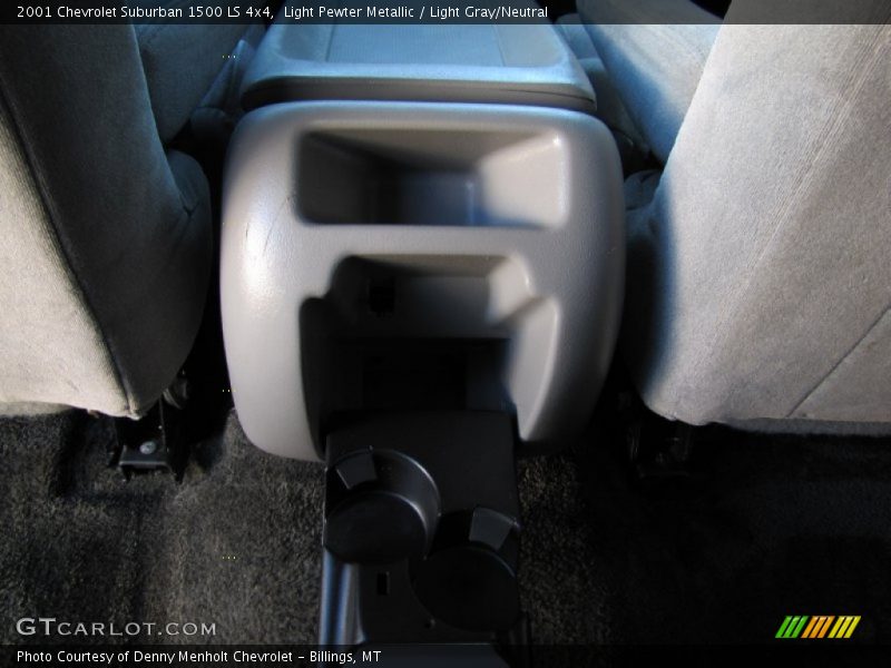 Light Pewter Metallic / Light Gray/Neutral 2001 Chevrolet Suburban 1500 LS 4x4