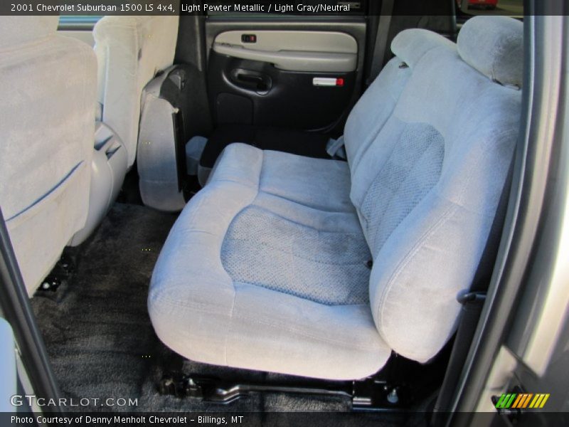 Light Pewter Metallic / Light Gray/Neutral 2001 Chevrolet Suburban 1500 LS 4x4