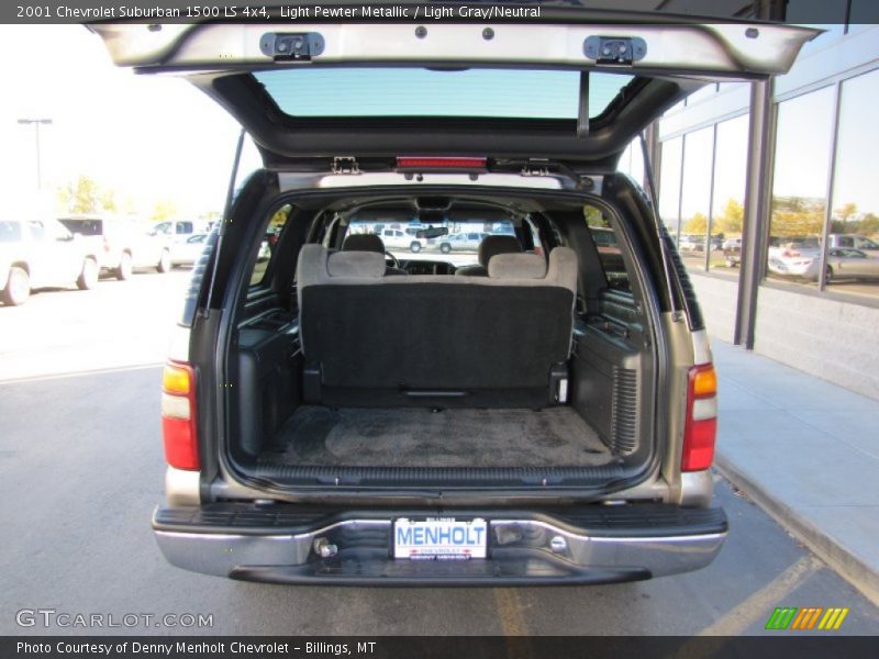 Light Pewter Metallic / Light Gray/Neutral 2001 Chevrolet Suburban 1500 LS 4x4