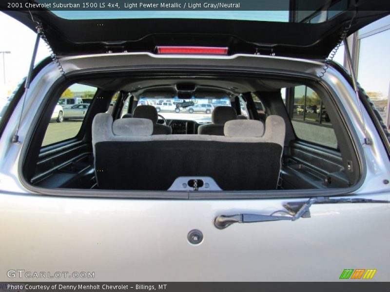 Light Pewter Metallic / Light Gray/Neutral 2001 Chevrolet Suburban 1500 LS 4x4