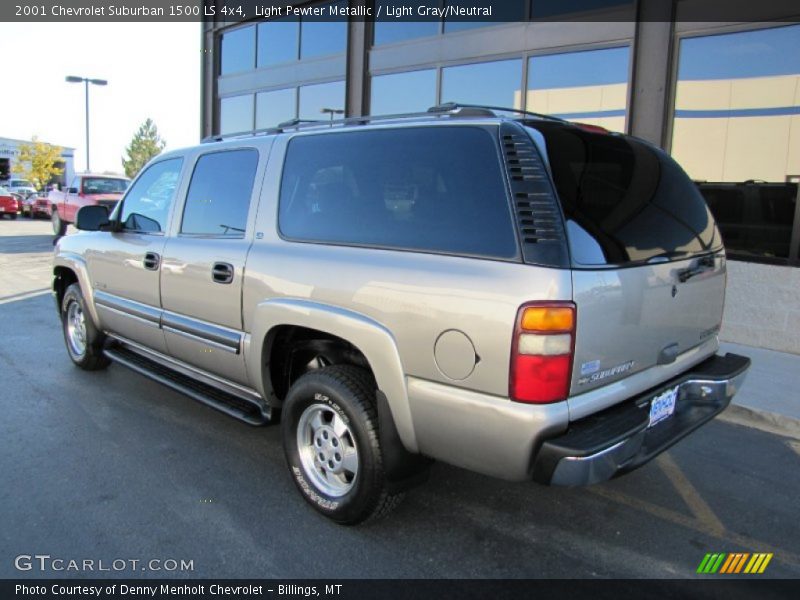 Light Pewter Metallic / Light Gray/Neutral 2001 Chevrolet Suburban 1500 LS 4x4