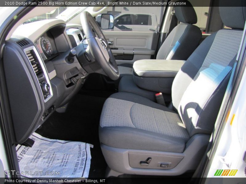 Bright White / Dark Slate/Medium Graystone 2010 Dodge Ram 2500 Big Horn Edition Crew Cab 4x4