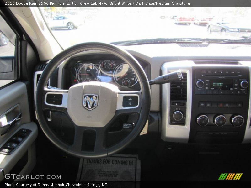 Bright White / Dark Slate/Medium Graystone 2010 Dodge Ram 2500 Big Horn Edition Crew Cab 4x4