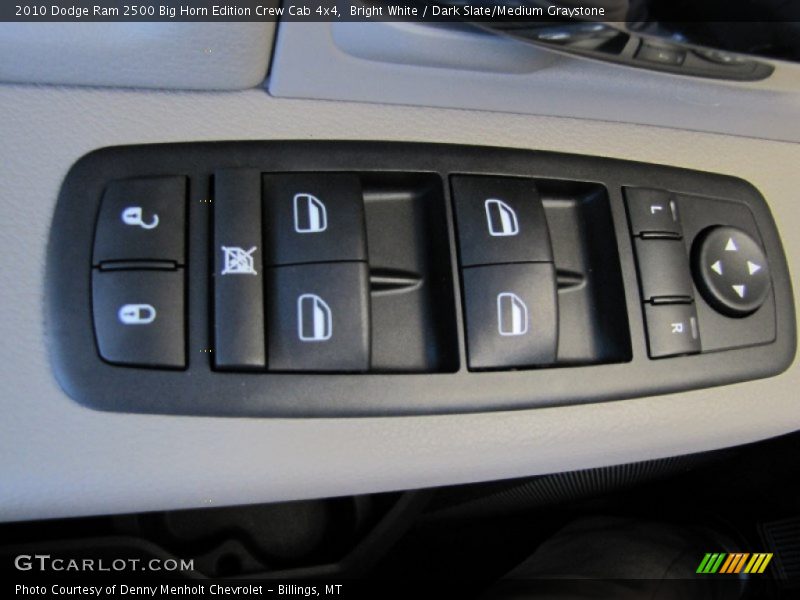 Bright White / Dark Slate/Medium Graystone 2010 Dodge Ram 2500 Big Horn Edition Crew Cab 4x4