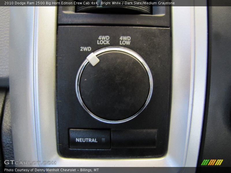 Bright White / Dark Slate/Medium Graystone 2010 Dodge Ram 2500 Big Horn Edition Crew Cab 4x4