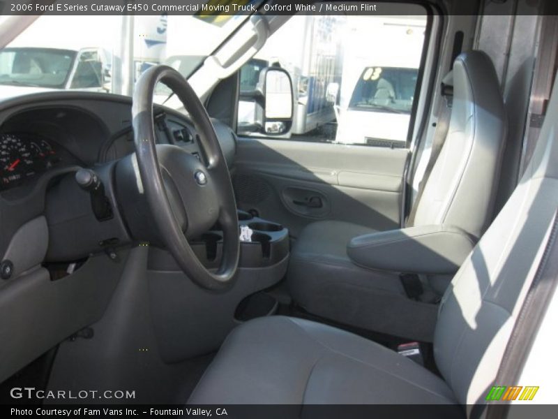 Oxford White / Medium Flint 2006 Ford E Series Cutaway E450 Commercial Moving Truck