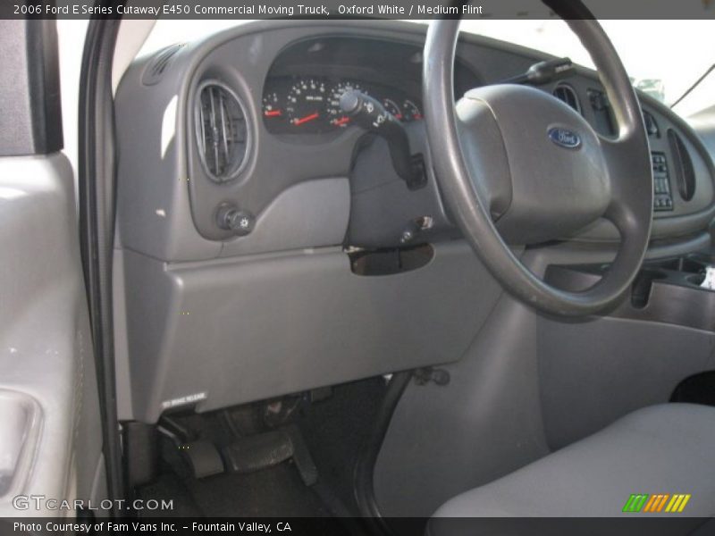 Oxford White / Medium Flint 2006 Ford E Series Cutaway E450 Commercial Moving Truck