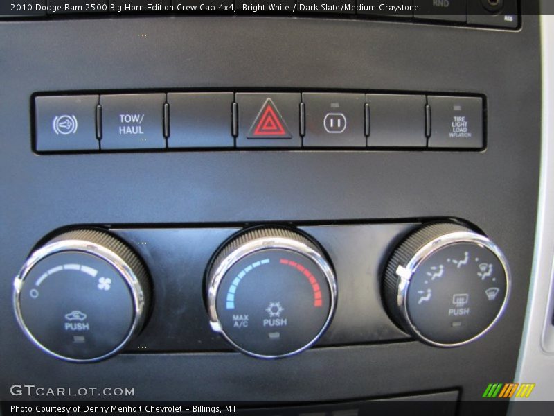 Bright White / Dark Slate/Medium Graystone 2010 Dodge Ram 2500 Big Horn Edition Crew Cab 4x4