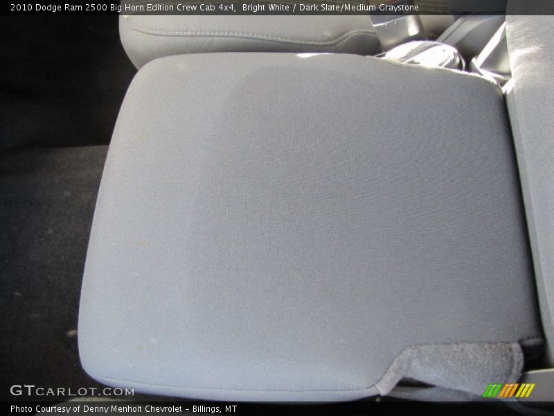Bright White / Dark Slate/Medium Graystone 2010 Dodge Ram 2500 Big Horn Edition Crew Cab 4x4
