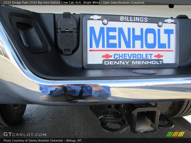 Bright White / Dark Slate/Medium Graystone 2010 Dodge Ram 2500 Big Horn Edition Crew Cab 4x4