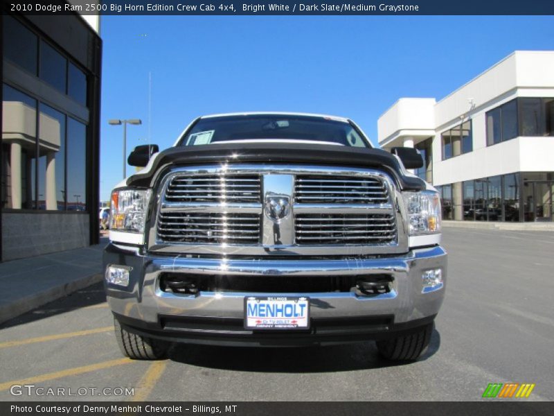 Bright White / Dark Slate/Medium Graystone 2010 Dodge Ram 2500 Big Horn Edition Crew Cab 4x4