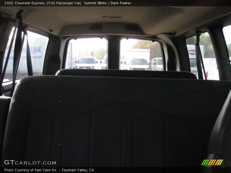 Summit White / Dark Pewter 2002 Chevrolet Express 1500 Passenger Van