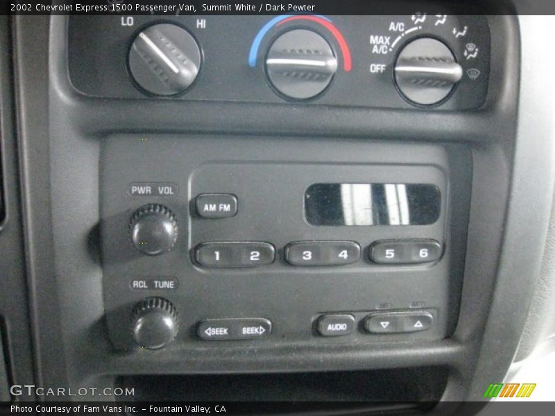 Audio System of 2002 Express 1500 Passenger Van