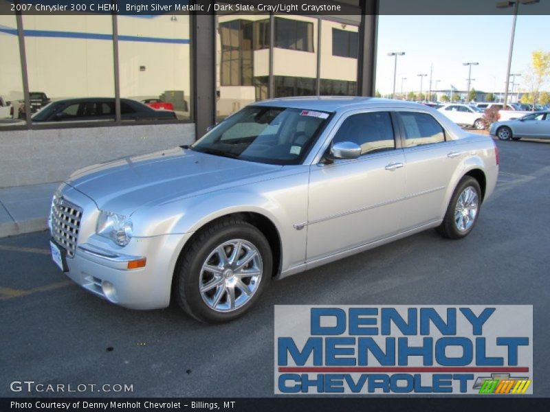 Bright Silver Metallic / Dark Slate Gray/Light Graystone 2007 Chrysler 300 C HEMI