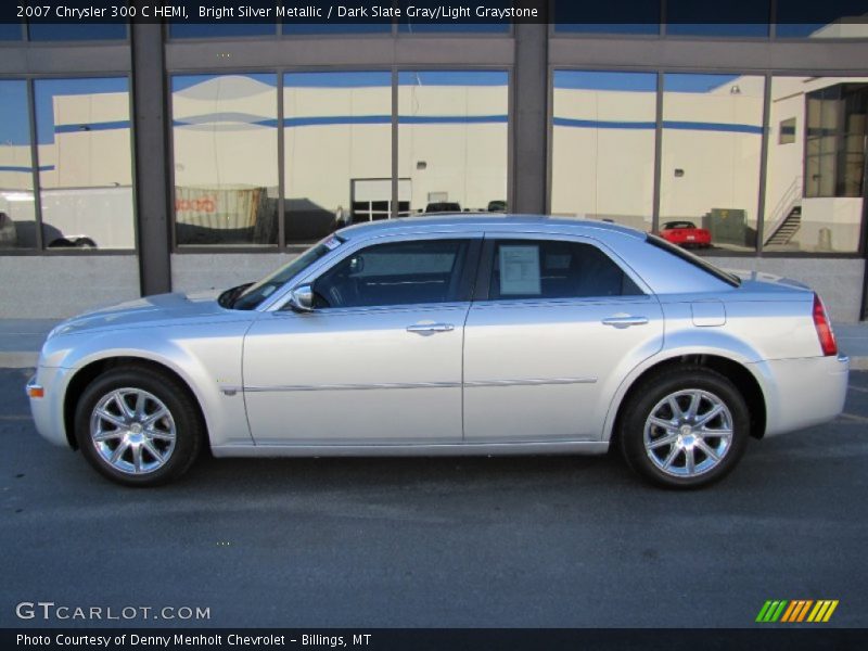 Bright Silver Metallic / Dark Slate Gray/Light Graystone 2007 Chrysler 300 C HEMI