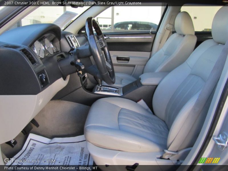 Bright Silver Metallic / Dark Slate Gray/Light Graystone 2007 Chrysler 300 C HEMI