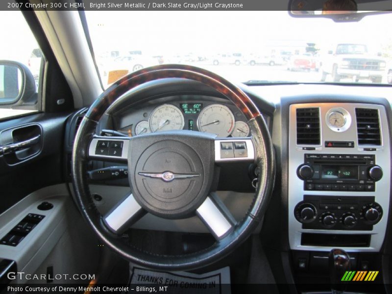 Bright Silver Metallic / Dark Slate Gray/Light Graystone 2007 Chrysler 300 C HEMI