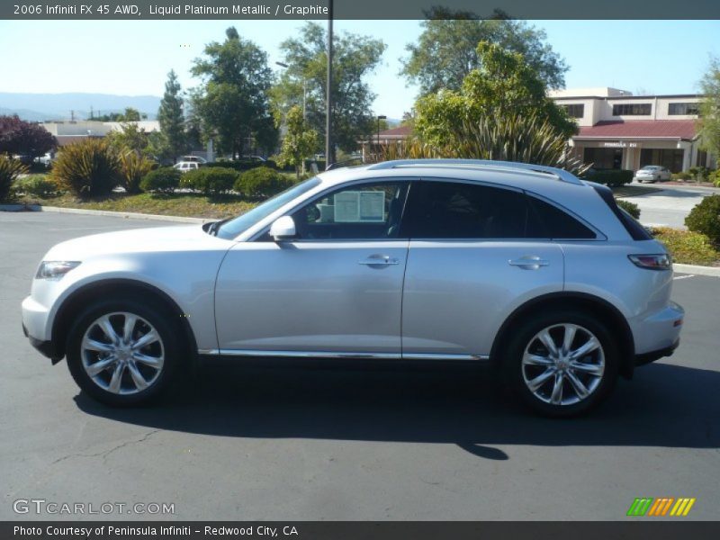Liquid Platinum Metallic / Graphite 2006 Infiniti FX 45 AWD