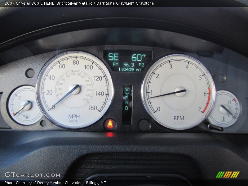 Bright Silver Metallic / Dark Slate Gray/Light Graystone 2007 Chrysler 300 C HEMI