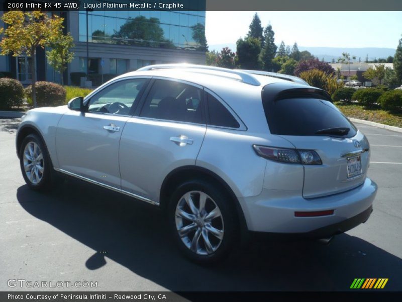 Liquid Platinum Metallic / Graphite 2006 Infiniti FX 45 AWD