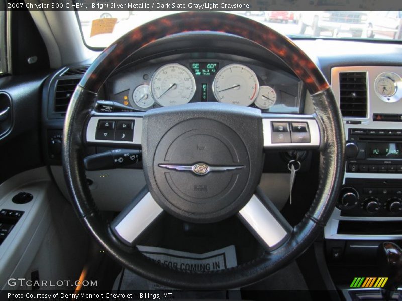 Bright Silver Metallic / Dark Slate Gray/Light Graystone 2007 Chrysler 300 C HEMI