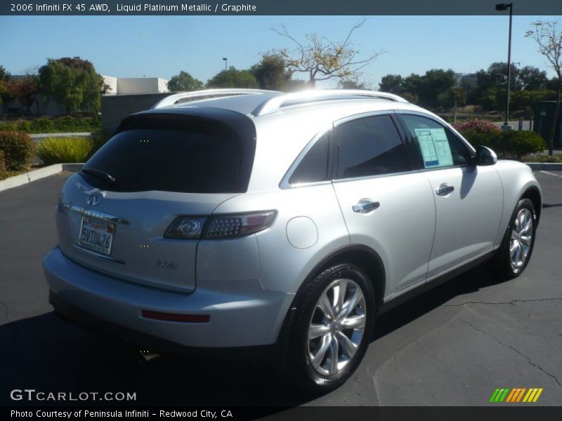 Liquid Platinum Metallic / Graphite 2006 Infiniti FX 45 AWD