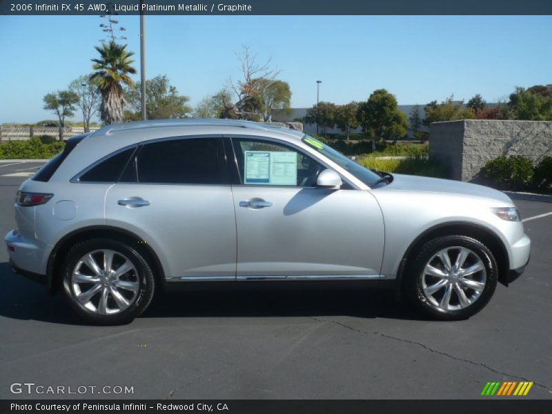 Liquid Platinum Metallic / Graphite 2006 Infiniti FX 45 AWD