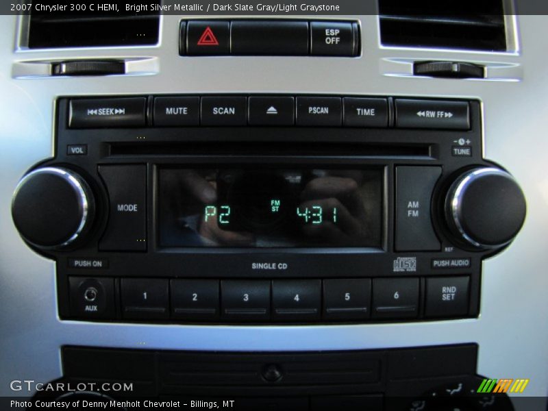 Bright Silver Metallic / Dark Slate Gray/Light Graystone 2007 Chrysler 300 C HEMI