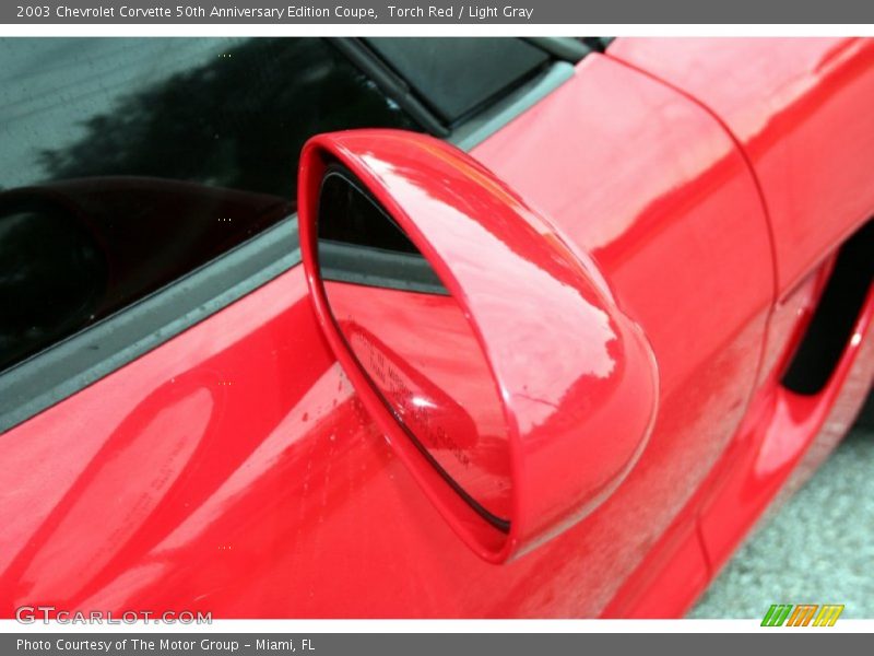 Torch Red / Light Gray 2003 Chevrolet Corvette 50th Anniversary Edition Coupe