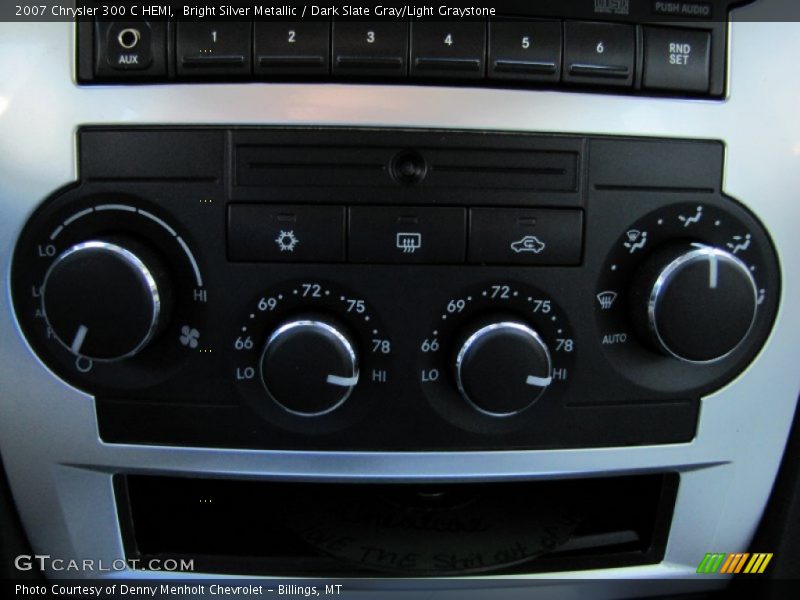 Bright Silver Metallic / Dark Slate Gray/Light Graystone 2007 Chrysler 300 C HEMI