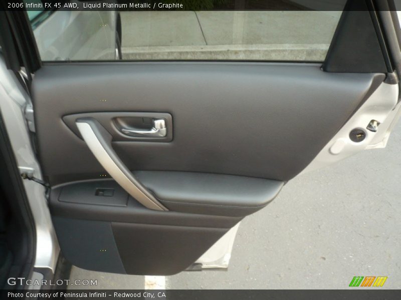 Liquid Platinum Metallic / Graphite 2006 Infiniti FX 45 AWD
