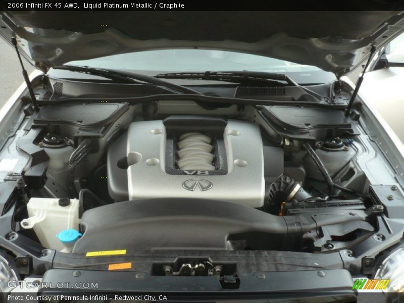 Liquid Platinum Metallic / Graphite 2006 Infiniti FX 45 AWD